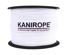 Kanirope® Polyesterseil Seil Polyester POLYBRAID 2mm 100m Weiß geflochten