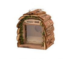 Gardigo Vogel-Bar I Futterstation aus Holz für Garten und Balkon I Vogelhaus zum aufhängen, Dekoratives Vogelhäuschen | Deutscher Hersteller