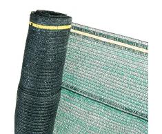 HaGa® Schattiernetz (Meterware)- Netz in 4m Breite mit 60% Schattierwirkung - Sonnenschutzgewebe Sichtschutz für Zaun - Abdunkelung für Gewächshaus und Gemüsegarten