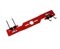 Kraftharke Quattro 44 cm für Rasenmäher Entmooser Rasenlüfter Blade Vertikutierer Umbausatz + 2 x Ersatz Federn