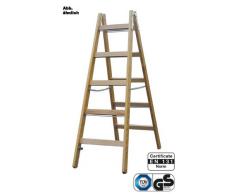 SPROSSEN-DOPPELLEITER, 2 X 9 (HOLZ)