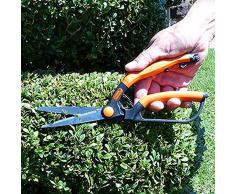 Garten Primus Gartenschere, Grasschere, Rasenschere, Buchsbaumschere, klein, schwarz/orange, 26,1 x 7,3 x 2,1 cm, 01200