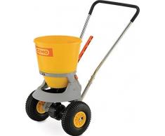 Unbekannt Cemo Streugutwagen 20l gelb, Bereifung Luft, mit Streumengenregler 1-4 m