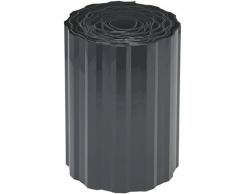 com-four® Rasenkante aus Kunststoff - Beeteinfassung für Rasen, Blumenbeet oder als Mähkante - Länge individuell anpassbar