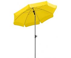 Schneider Sonnenschirm Locarno, zitrus, 150 cm rund, Gestell Stahl, Bespannung Polyester, 2 kg