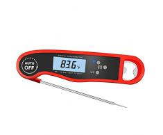 Bratenthermometer Sondenart Wasserdichtes Grillfleisch Elektronische Futterthermometer Faltgrill-Thermometer