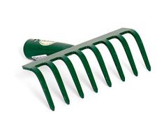 Rechen 8 Zinken 19,5 cm Rasenrechen Heurechen Harke K_10