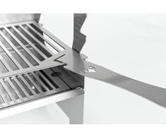 FENNEK 2.0 | Mobiler und steckbarer Holzkohle-Grill aus Edelstahl für Camping, Trekking, Vanlife, Garten und Outdoor Grill-Spaß (FENNEK 2.0)