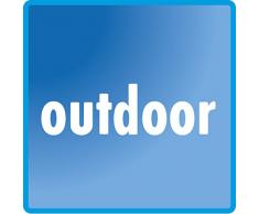 Reißfeste Schutzhülle für einen Gartenschirm von MFG, transparent, 15x135x30 cm, in praktischer Tragetasche