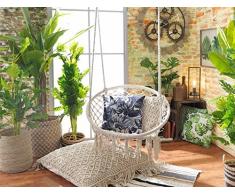 Hängesessel Sitzschaukel Korbschaukel | Cremefarben | zum Aufhängen