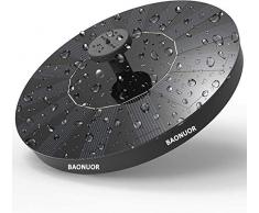 BAONUOR Solar Springbrunnen 2020 Upgrade, Solar Teichpumpe mit 5 Effekte Solar Wasserpumpe Solar schwimmender Fontäne Pumpe für Gartenteich Oder Springbrunnen Vogel-Bad Fisch-Behälter