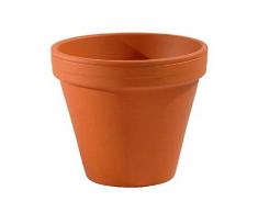 Tontöpfe - Blumentöpfe Übertöpfe Pflanztopf - Naturprodukt 5 Stück - ca. Ø 12 cm