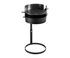 Morsoe Grill 71 Gusseisen, schwenkbarer Rost, schwarz