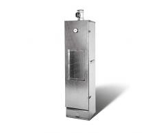 SMOKI Räucherofen: 150cm hoch - Vollisoliert mit Sichtfenster - Aus geprägtem Edelstahl