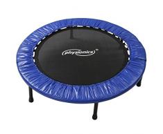 Physionics Fitness Mini-Trampolin - Auswahl des Durchmessers (81, 91, 96, 102, 114, 122 cm), Robust und Stabil (Anti-Rutsch Gummi Füße) - Jumping, Sport-Trampolin