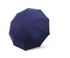 PZXY Regenschirm EIN-klick-automatische Männer und Frauen Unternehmen Regen und Glanz Dual-Use-Super-verstärkte Großschirm 60 * 105 * 118 cm