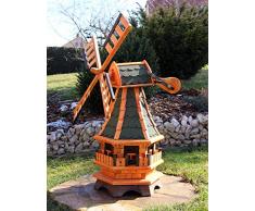Dekorative Windmühle mit Solar grün Typ 17