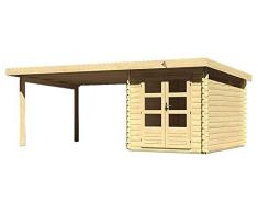 Karibu Woodfeeling Gartenhaus Bastrup 4 mit Schleppdach 4 Meter