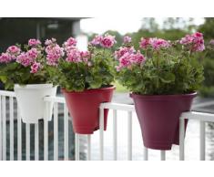 Pflanzgefäß Corsica Flower Bridge 30cm in weiß