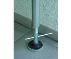 Angerer Klemmmarkise PE-Gewebe Blockstreifen, Grün, 150 cm