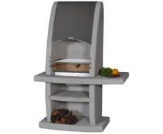 Inca Grau-Weiss Grillkamin / Wellfire