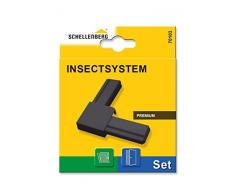 Schellenberg 70103 Eckverbinder-Set Premium für Insektenschutzfenster und Insektenschutztüren – anthrazit, 1 Stück