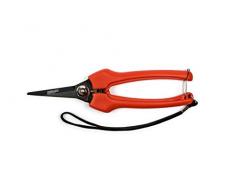 Werknorm Saar Leseschere Ernteschere Auspflückschere Gartenschere Trimmer Rebenschere Meran 180.1, handlich, Spitze Klingen, Handgrößen S bis L