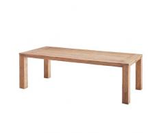 BEST 52351667 Teak-Tisch Moretti 160 x 90 cm, grau / wash