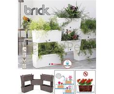 Bama Spa Pflanzkübel Raumteiler Innen Aussen Sichtschutz Pflanzkasten Terrasse 5er Set Grau