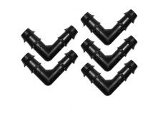 5er Set Eckverbinder-Bogen 1/2 Zoll für CS Perlschlauch Premium - Profi