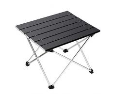 Ledeak Tragbar Klapptisch, Aluminium Campingtisch Ultra Leichte mit Tasche, Leicht zu tragen, klappbar Tisch Präfekt für Camping Picknick Kochen Garten Wandern Reisen