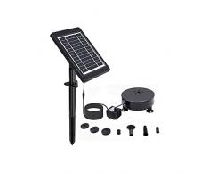 LXVY Solarspeicher Schwimm Brunnen, 6V3.5W Solarbrunnen Mit Batterie, Mit 5 LED-Leuchten, High-Power-Split-Brunnen, Geeignet Für Schwimmbad, Vogel Pool Und Garten Pool