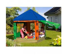 Sandkasten TONI aus Holz mit Pavillon von Gartenpirat®