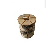 2 Party Baumfackeln Schwedenfeuer inkl. Anzünder, Finnenfackel, Gartenfackel für Frühling, Sommer und Winter Art. 384