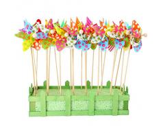 Small Foot 1262 Windrad Kunterbunt, bunt, 24-teilig (1 Set)