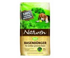 Naturen Bio Rasendünger - Organischer Volldünger mit natürlicher Langzeitwirkung für Sport,- Spiel - und Zierrasen - 20 kg für 500 m²