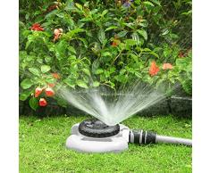 Bradas WL-Z15 WhiteLine 8-Funktionen Rasensprenger Sprinkler Regner Bewässerung, grau, 10 x 10 x 5 cm