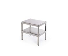 KAISER COMPANY Tragbarer Edelstahl Sockel für Räucherofen/Räucherschrank, Räucherofen Zubehör für Modelle 50, 60 und 100