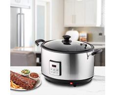 ONVAYA® Räuchertopf elektrisch | Material Edelstahl | Verschiedene Garstufen | Elektrischer Räucherofen in Silber und schwarz