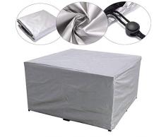 HYISHION Abdeckung für-Lounge-Sofa Gartenbank robuste Schutzhülle für Gartenmöbel Oxford 600D Wasserdicht Witterungsbeständig Winterfest,90 * 90 * 40cm