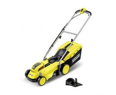 Kärcher LMO 18-33 Battery Akku-Rasenmäher (max. Flächenleistung: 250 qm, Schnittbreite: 33 cm, 4-fach höhenverstellbar, 35 Liter Fangkorb, Mulchkeil)