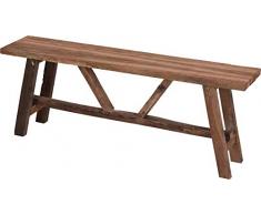 Fair-Shopping Bank Sitzbank Holzbank Gartenbank Parkbank Teakholz 120x25x45 cm J340