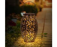 LED Solar Laterne Aussen, Solarlaterne für Außen Solarleuchte Solarlampen Hängend Deko Wasserdichte Solar Licht Nachtlicht für Terrasse Pathway Veranda Weihnachten Dekorative Gartendeko