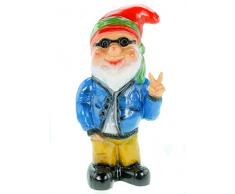 Zwerg Hippie, Victory, 32 cm, Gartenzwerg, Kunststoff (RAKSO)