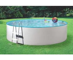 SPLASH Poolset Stahlwandbecken 360 x 90 cm Sandfilteranlage Leiter sofort startklar!