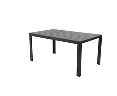 RRR Alu-Gartentisch Fire XL 150x90 Aluminium absolut wetterfest, anthrazit aus dem Hause