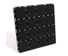 gehwegplatten platten 1,5 qm kunststoff bodenplatten terassenplatten beetplatten schwarze trittfläche