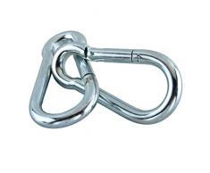 Talk-Point GmbH 2 x Karabiner Karabinerhaken mit Schnapphaken Verschiedene Größen (140mm x 12mm)