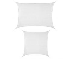 BB Sport Sonnensegel 5m x 8m Kokos HDPE Rechteckig UV Schutz Garten Terrasse Camping Sonnenschutz Windschutz Schattenspender