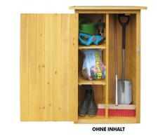 Habau 3103 Gartenschrank Flachdach, 75 x 56 x 117 cm